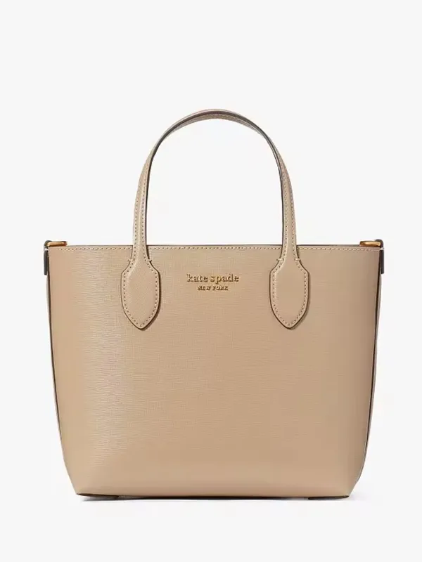 Kate Spade Bleecker Saffiano Nude Leather Medium Tote #Neutral Taupe - Image 5