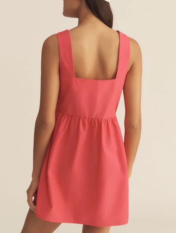 Anthropologie Daily Practice Split-Neck Babydoll Mini Dress, Size XS - Image 6