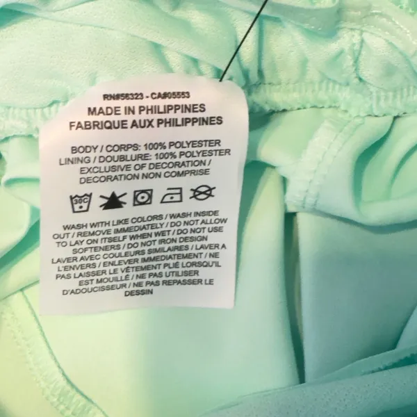 636 | NWT Nike Dri-FIT Women‎ XS Smocked Waist Training Shorts Mint Green - Image 6