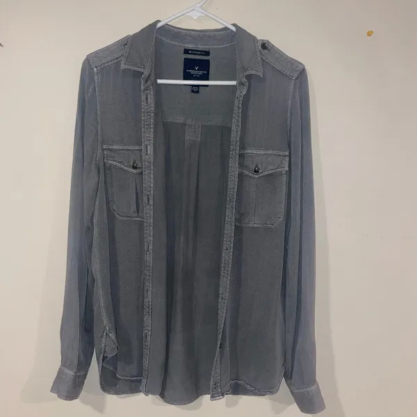 American Eagle Outfitters Boyfriend Button Down Top - Image 2