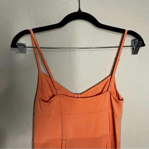 Wilfred Aritzia Montague Balconette Orange Midi‎ Slit Dress - Image 7
