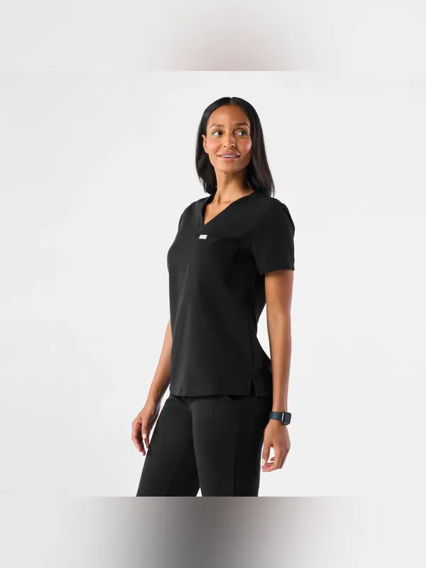 Figs Catarina Black Scrub Women Top (Size XXL) - Image 3