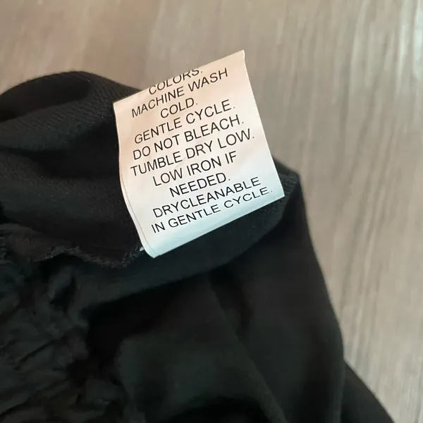 SHEIN Solid Ribbed Tank & Drawstring Shorts Black Lounge Set Size Small - Image 6