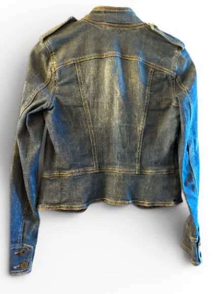 Chelsea & Violet denim jacket Military-Style Blue - Image 2