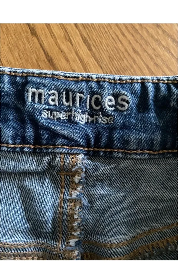 Maurices Button Fly Jean High-Rise Shorts - Image 5