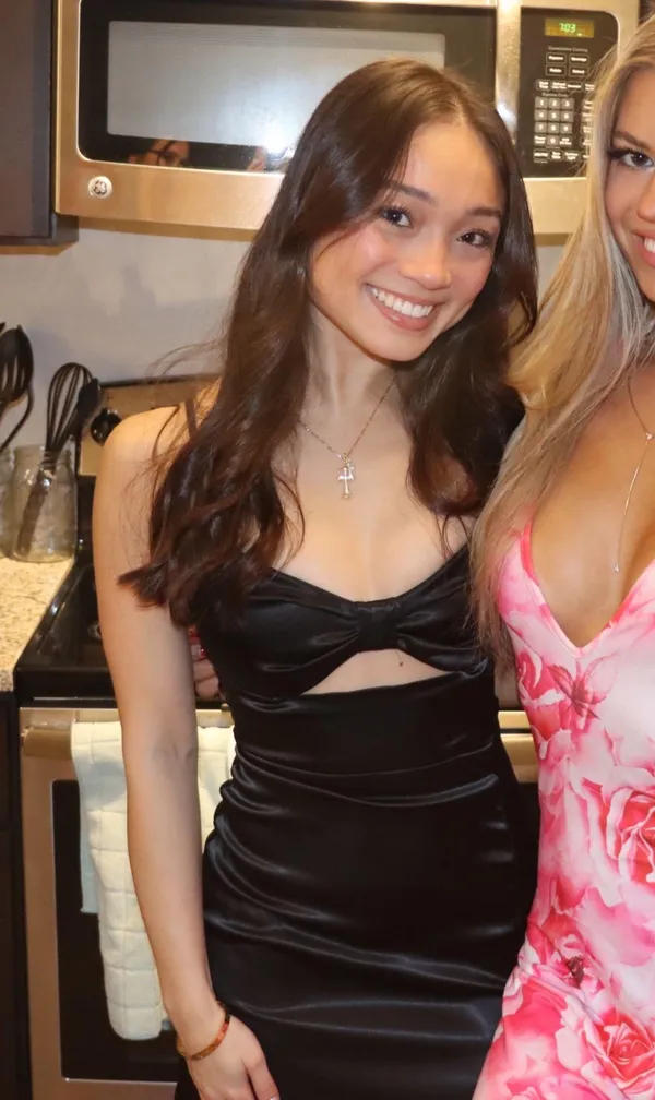 Princess Polly Black Silk Cut Out Dress - Image 3