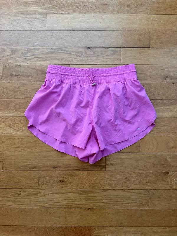 YPB Abercrombie motionTEK Women's Lightweight Pink Athletic Shorts Size L - Image 10