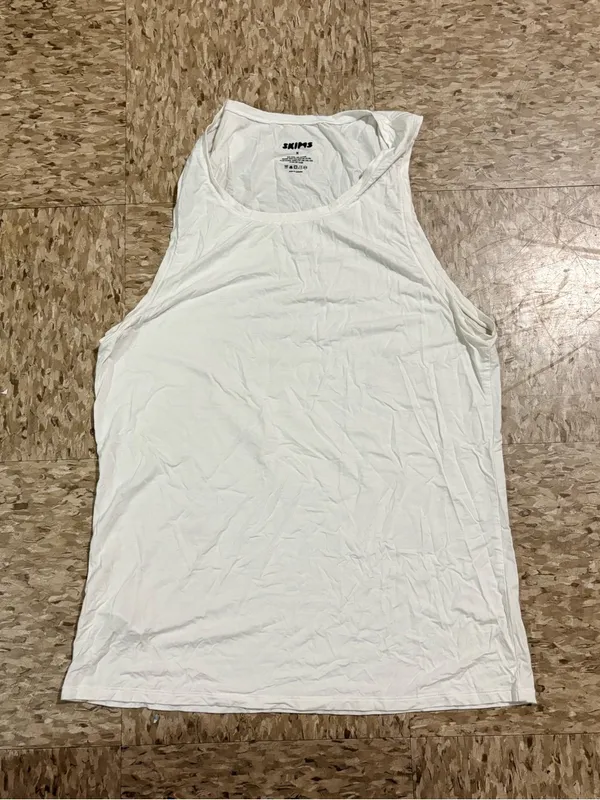 SKIMS White Modal Blend Tank Top - Image 2