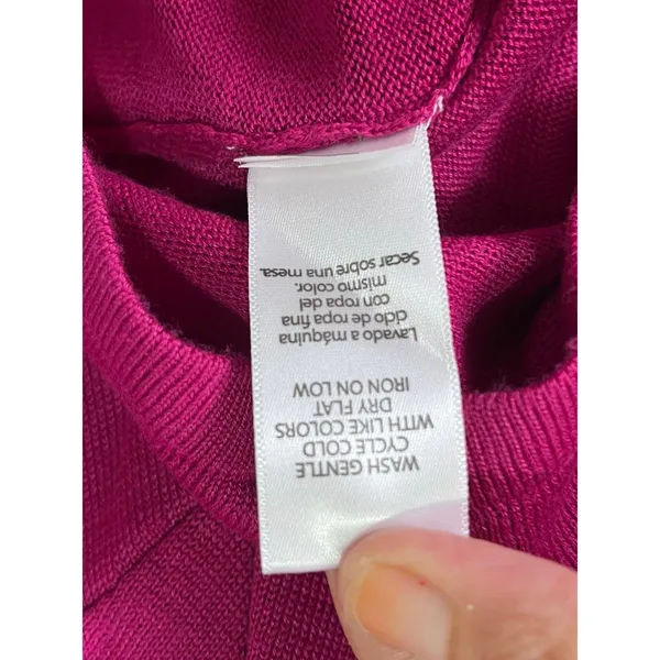 Nom Maternity Nursing Top Medium Pink Long Sleeve Layered Breastfeeding Shirt - Image 7