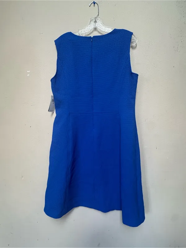 NWT Lauren Ralph Lauren 14 Sapphire Blue Corporate Chic Sheath Dress - Image 2
