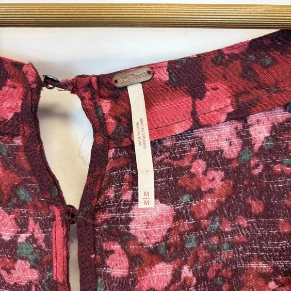 Free People Floral Long Sleeve Wrap Romper - Image 7