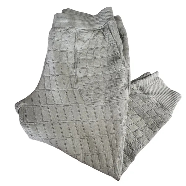 Nike Yoga Therma FIT Luxe Jogger Women 1X Reversible‎ Green Quilted Pants - Image 13