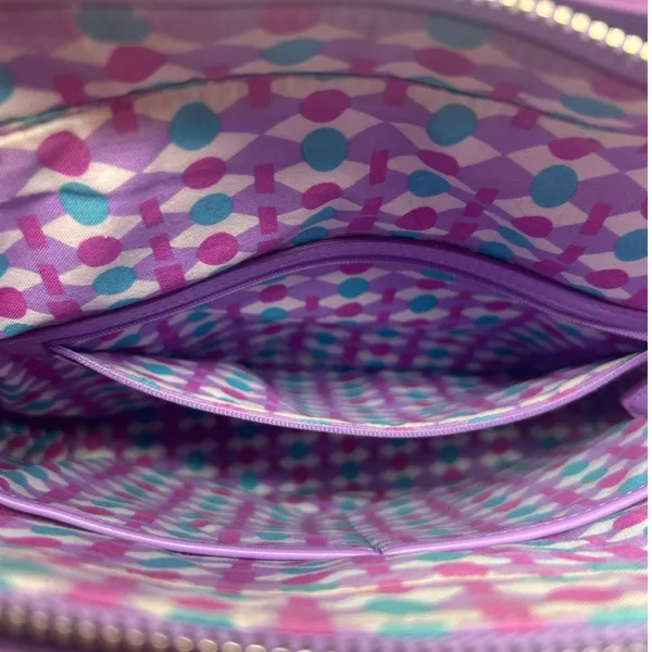 Vera Bradley‎ Women's Lilac Composition Satchel Adjustable Straps - Image 9