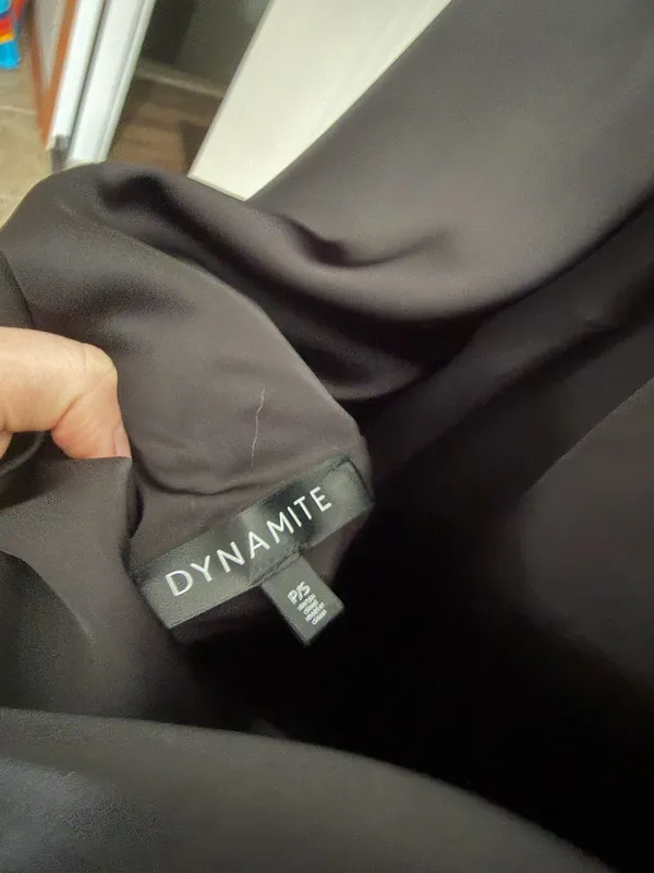 Dynamite Nora Satin Dress - Image 5