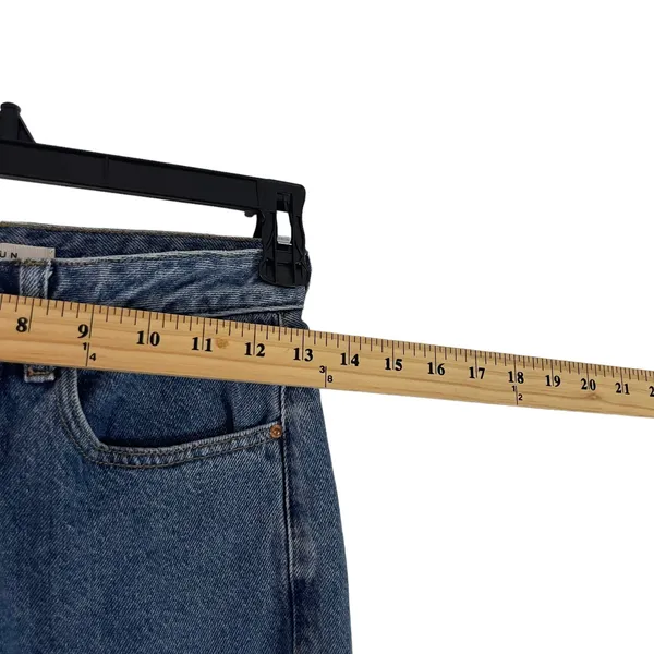 Pacsun Women's Size 26 Baggy Boyfriend Peace Sign High Rise Straight Jeans‎ - Image 10