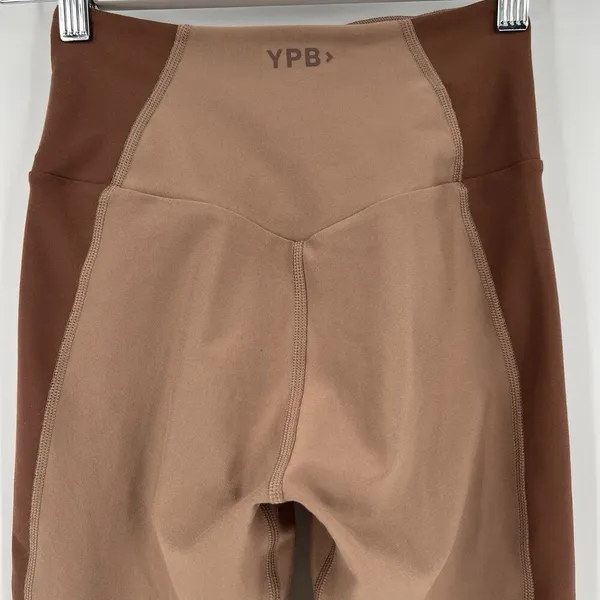 Abercrombie YPB XS Short Sculpt LUX‎ Curve Love 7/8 Length Leggings Colorblock - Image 7