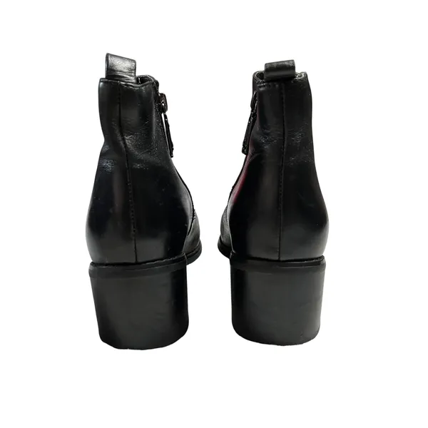 BLONDO Elvina Waterproof Leather Block Heel Ankle Boots Size 6.5M Outdoors - Image 5