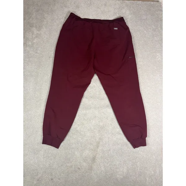 figs zamora jogger scrub pants burgundy xxl Women's - Image 8