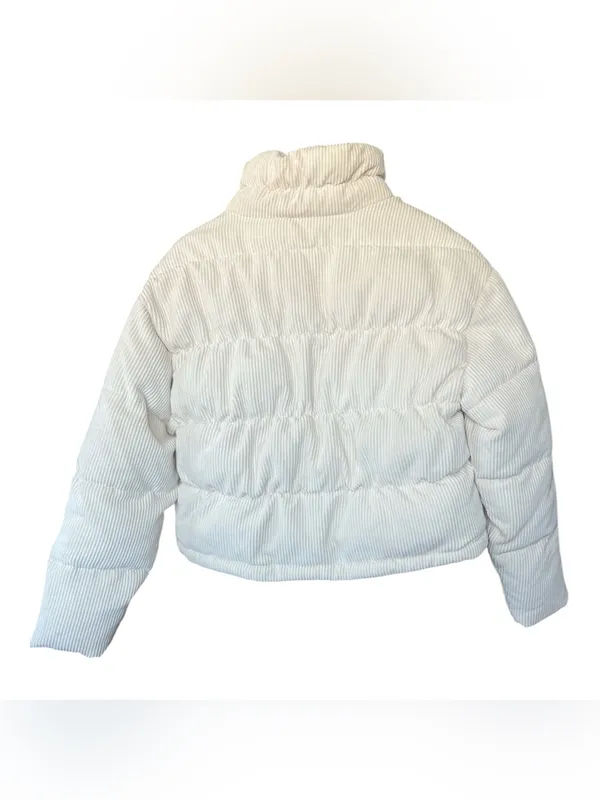 Hollister Cream Corduroy Puffer Jacket - Image 2