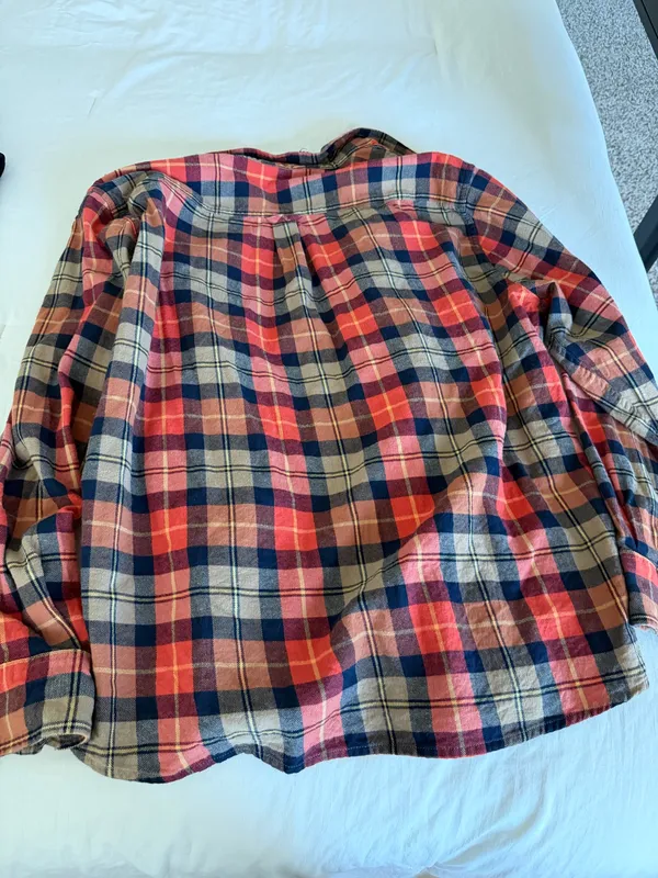 Red Eddie Bauer flannel  - Image 4