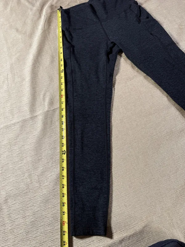 OFFLINE by Aerie The Hugger Leggings Womens Medium Gray High Rise Pocket - Image 5