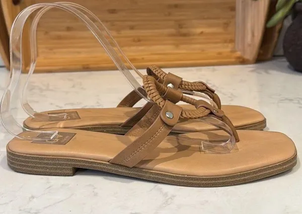 Dolce Vita Women's MECCA Square Toe Flat Sandal Slides size 7.5 - Image 3