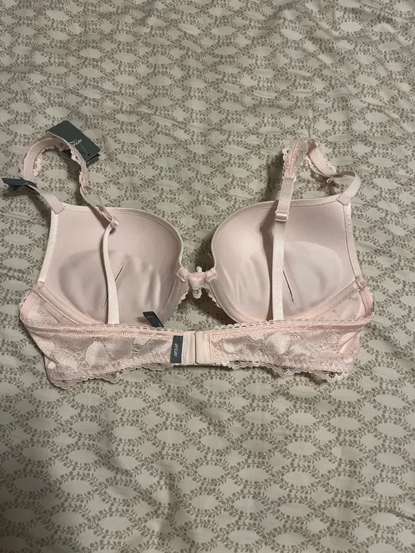 Aerie Pink Lace Push-Up Bra 34B - Image 2