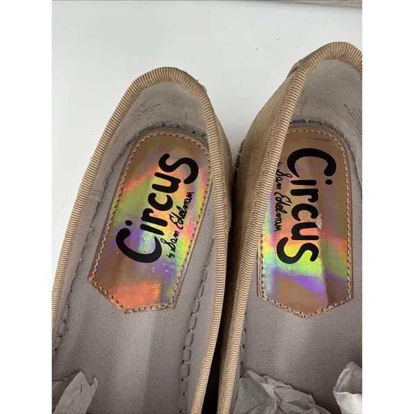 Circus by Sam Edelman Christina Slip‎ On Platform Espadrilles Brown Suede 9.5 - Image 7