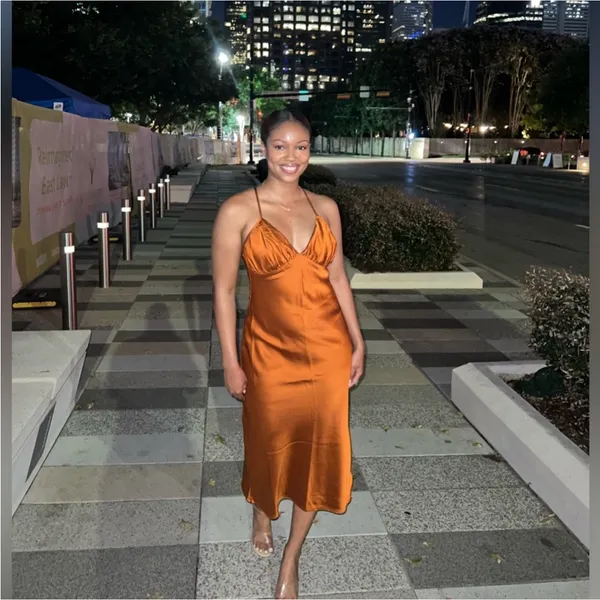 Abercrombie & Fitch Satin Slip Midi Dress - Image 2