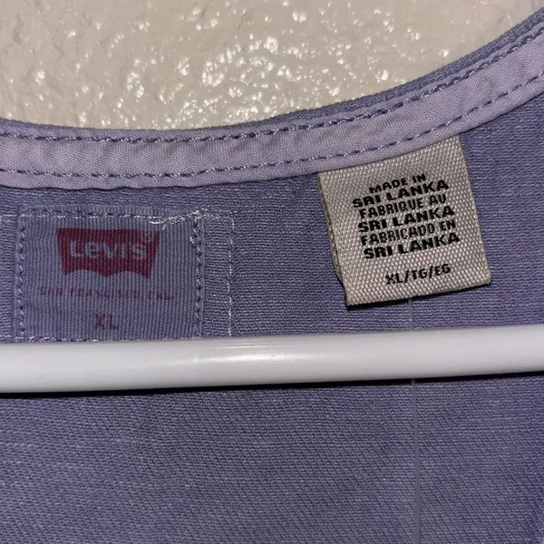 LEVI’S Rydon Cutout Romper in Dusty Persian Violet NWT - Image 5