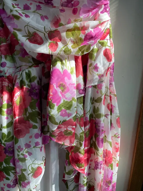 Abercrombie & Fitch Floral High Lo Ruffle Dress - Image 7