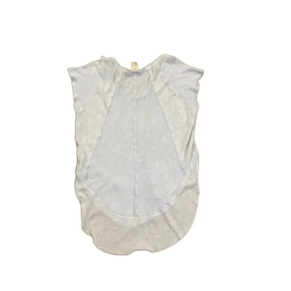 We the Free Pale Blue‎ exposed Seams short sleeve thermal knit top sz XS - Image 4