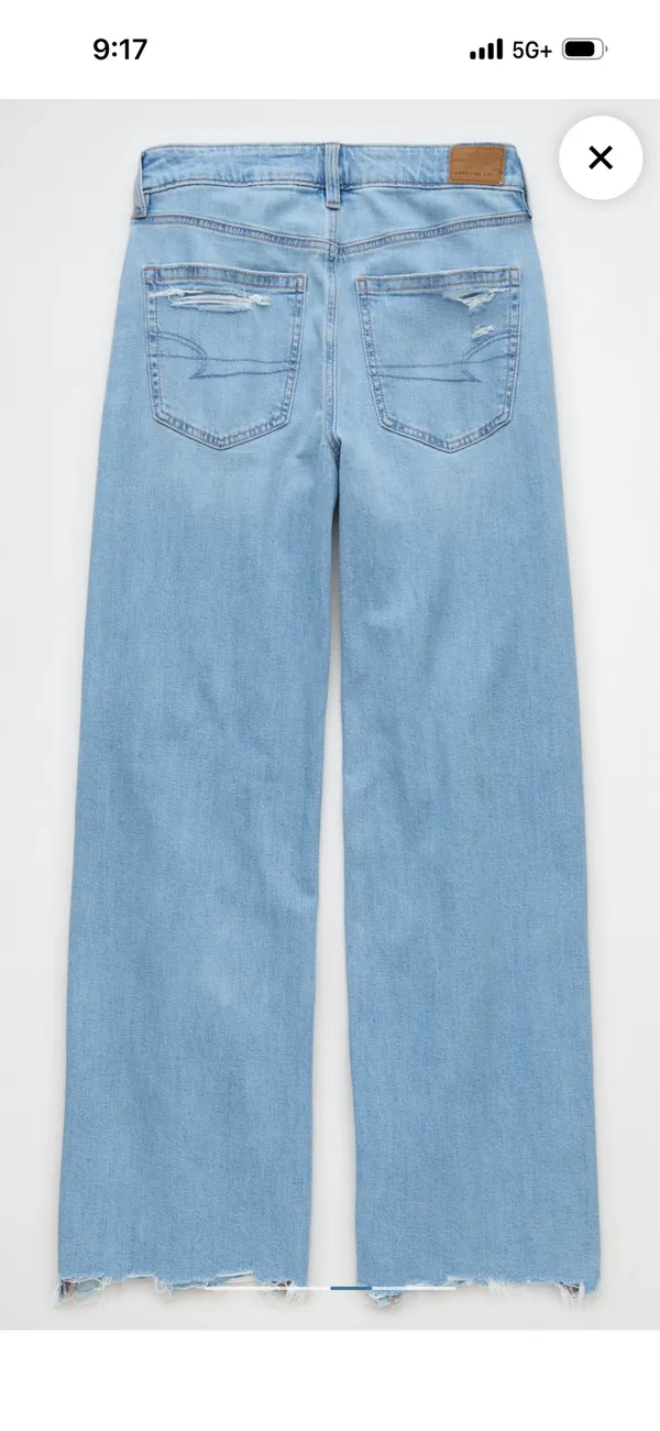 American Eagle High-Rise Straight Jeans - Image 4