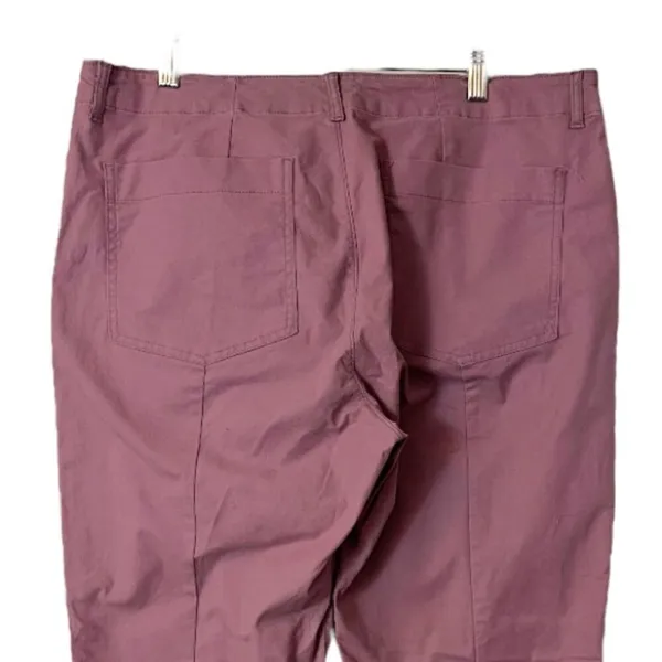 Old Navy Pants Utility Straight Leg Raw Hem Cargo Casual Pink Women’s 14 Plus - Image 4