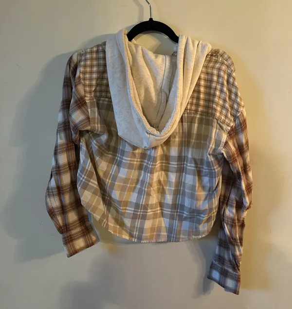 cropped flannel - Image 2