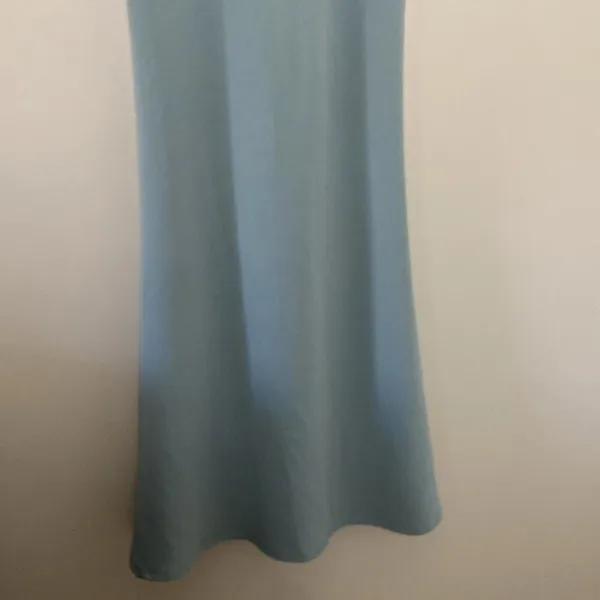 Lulus‎ Melora Slate Blue Sleeveless Maxi Dress V Neck Gown Size S - Image 5