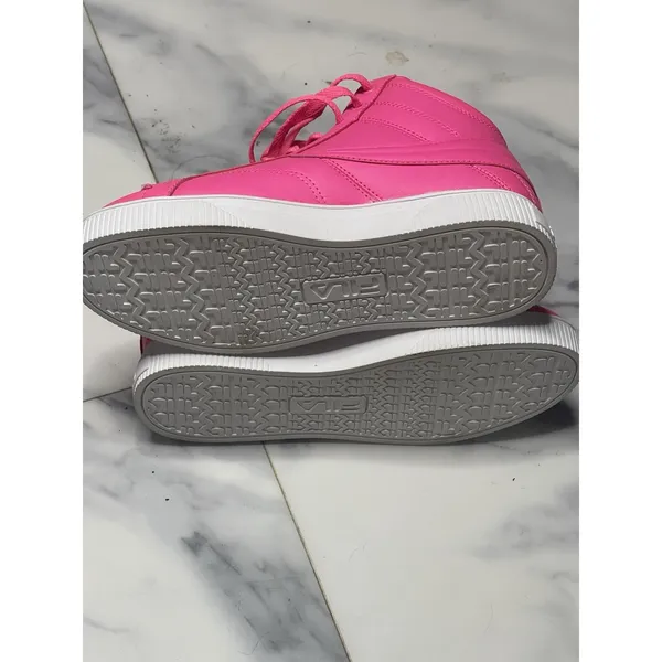 Fila Womens Hot Pink Lifestyle‎ Sneakers Shoes 6.5. S-377 - Image 5