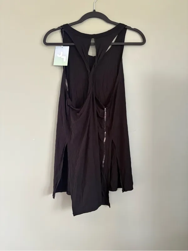 JoyLab Black Flow Tank with Racerback Keyhole - Image 5