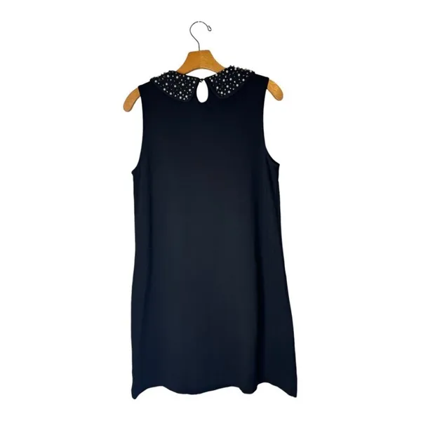 Vivienne Tam Dress Women Medium Black Peter Pan Jeweled Collar A‎ Line Cocktail - Image 2