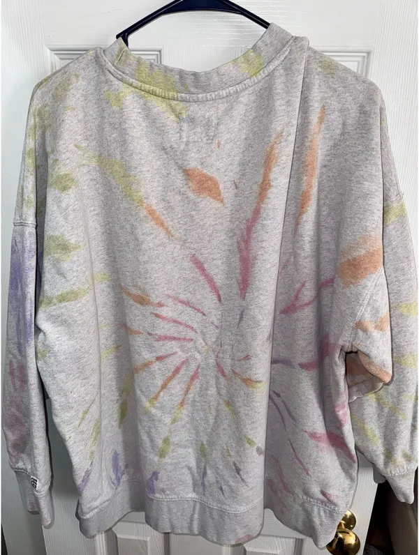 Aerie New England Patriots Vintage NFL Graphic Tie-Dye Sweatshirt - Image 3