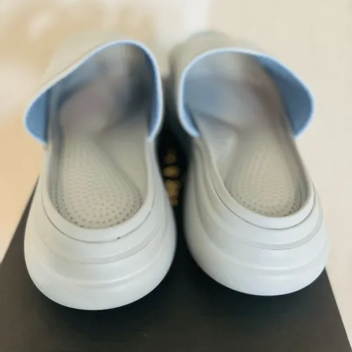 Rag & Bone Brixley Knit Slide Sandal, Gray/Blue, Size‎ 10 (Euro 40), NWT - Image 14