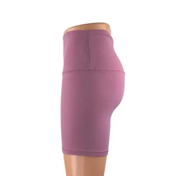 Lululemon Women's Purple Pink Mid Rise Yoga Workout Athletic Biker Shorts Size 6 - Image 2