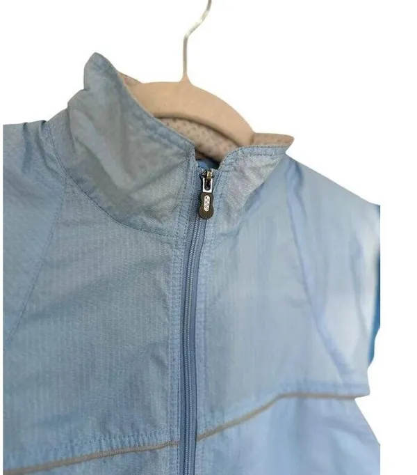 Patagonia Vest Cycling Women Size XS Nylon Windbreaker Light Weight Blue Outdoor - Image 3