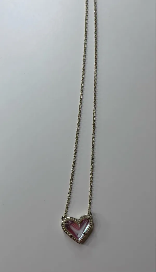 Kendra Scott Ari Heart Short Pendant Necklace, 15" - Image 3
