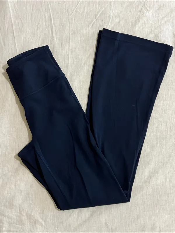 Lululemon Flare Pants Groove Align Navy Blue Size 4 Long‎ - Image 6