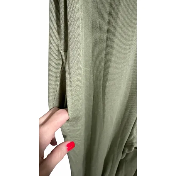 Imbodhi Sonnet‎ Ribbed Jumpsuit Green Women's Size Medium - Image 12