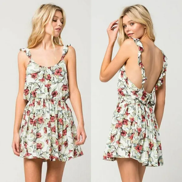 Free People Dear You Floral Mini Dress - Image 2