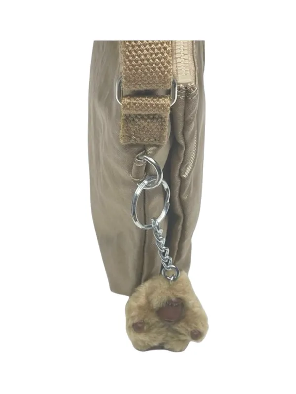 Kipling ✪ Eve Lightweight Crossbody Handbag Bag ✪ Monkey Keychain ✪ Metal Gold - Image 6