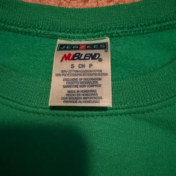 Jerzees Green Oregon Women's Crewneck Sweater - Image 3