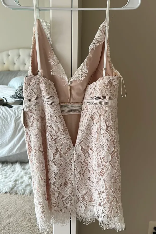 superdown White Mini Dress - Image 5